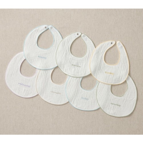 Days of the Week Bib Set of 7