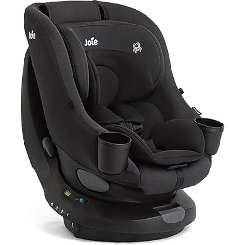 Joie Chili Spin 360 2-in-1 Rotating Convertible Car Seat with a 360 Spin and Easy Installation - Lower Anchor Attachment or Vehicle Belt Installation (Shale)