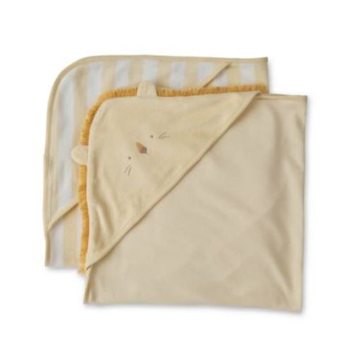 Baby Boys' and Baby Girls' Lion Terry Towels, 2-Pack