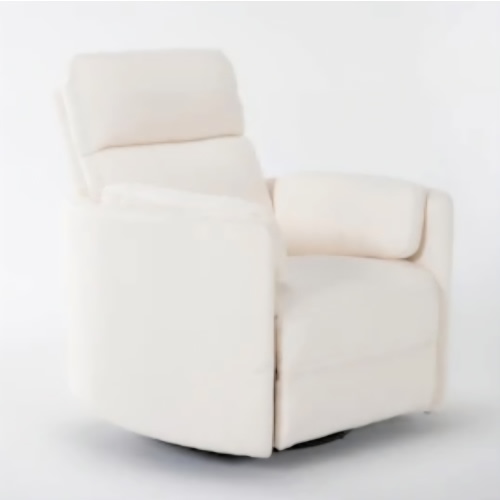 Rayna Oyster Nursery 40" Power Swivel Glider