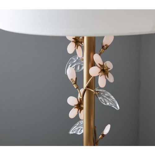 Grace Pink Flower Floor Lamp (52")