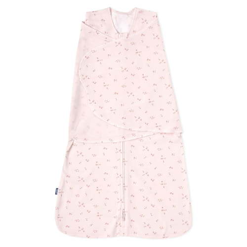 HALO Swaddle Cotton Tog 1.5, Pink Floral, Newborn