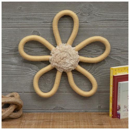 Wrapped Flower Wall Decor