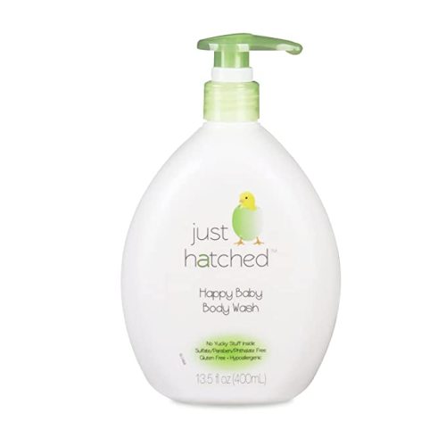 Happy Baby Body Wash, Moisturizing, Huggable Yummy Fragrance, Gentle for Newborns, for Sensitive Skin, Hypoallergenic, Gluten Free, 13.5 fl oz - 13.5 Fl Oz (Pack of 1)