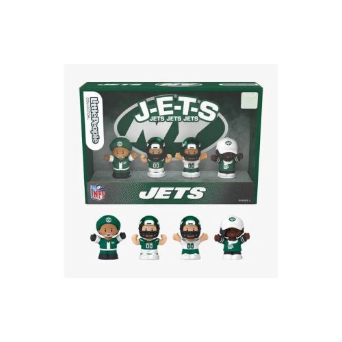 Fisher Price Little People x NFL Collector New York Jets Figure 4-Pack