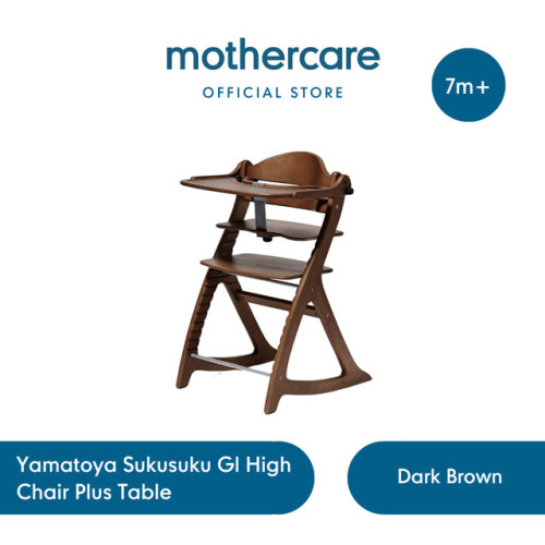 Yamatoya Sukusuku GL High Chair with Table and Guard - Kursi Makan Kayu Anak Bayi | Shopee Indonesia
