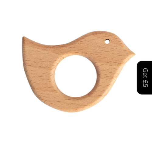 Bambino Wooden Bird Teether