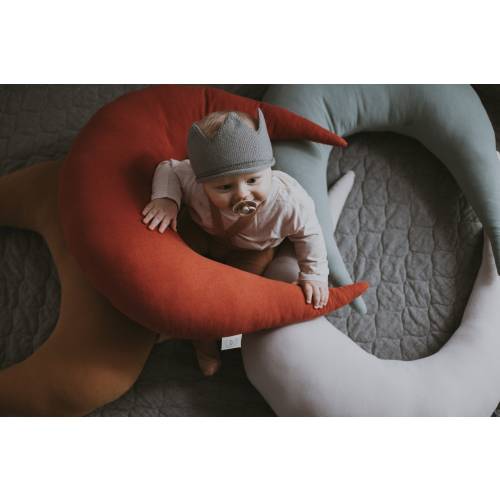 Moon Shape Nursing Pillow | Baby Support, Nursery Decor