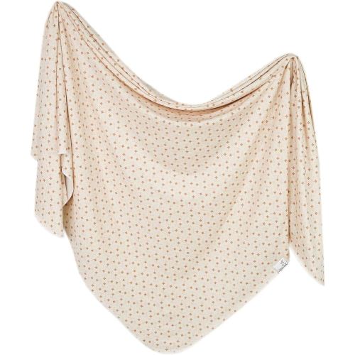 Copper Pearl Baby Swaddle Blanket - Premium Knit Baby Blanket, Large Soft Stretchy Receiving Blankets for Baby Boy and Girl, Swaddles for Newborn, Infant, and Toddler (Hunnie)
