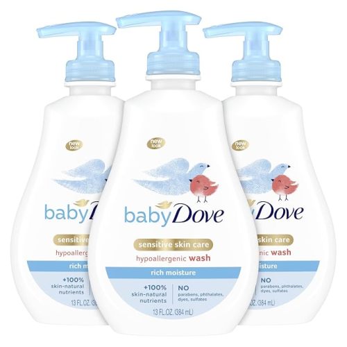 Baby Dove Sensitive Skin Care Baby Wash Calming Moisture 13 oz