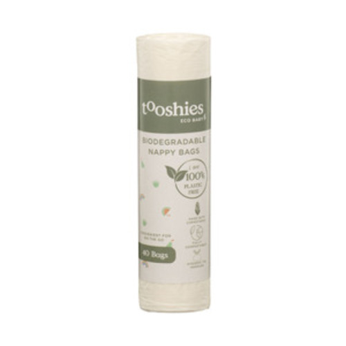 Tooshies Biodegrable Nappy Bags | 40 pack