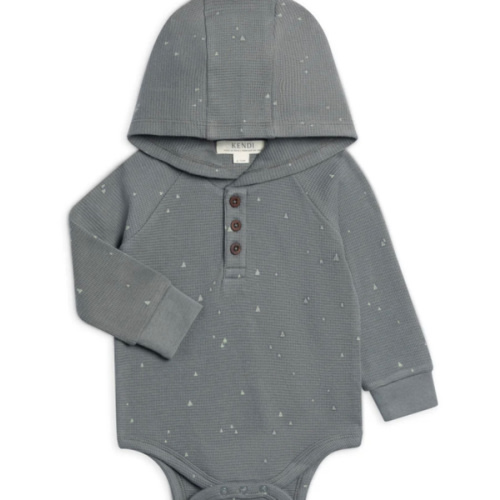 Cole Waffle Knit Hoodie Bodysuit