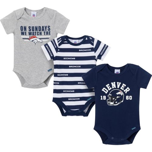 Gerber NFL baby-boys Nfl 3-pack Onesie Bodysuit