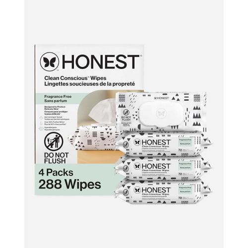 The Honest Company Multi-Use Baby Wipes, Pattern Play, 288 Count