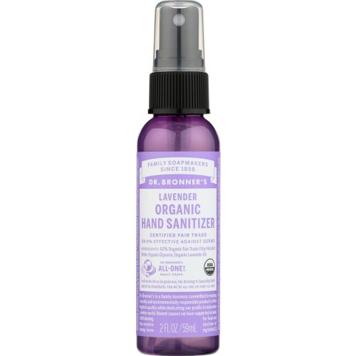 Dr. Bronner's Hand Sanitizer - Lavender - 2 Oz