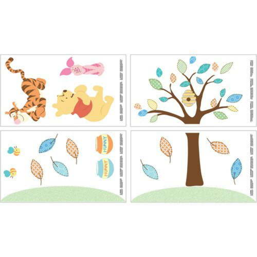 Disney Wall Decals, Nursery Kids Room Decor Pooh and Friends