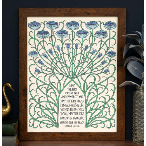 The Blessing Art Print - Numbers 6 (ESV) - 11x14 — Little Things Studio Store