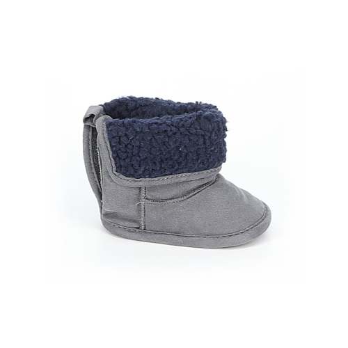 Used Gray Boots Size 3-6 mo (baby)