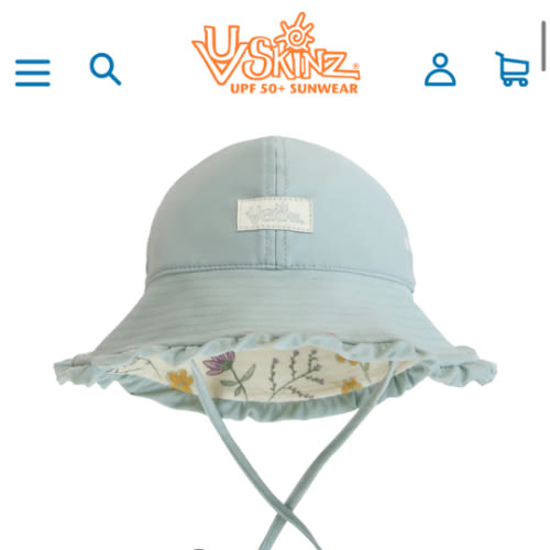 Baby Girl's Sun Hat | Reversible and Certified UPF 50+ – UV Skinz®