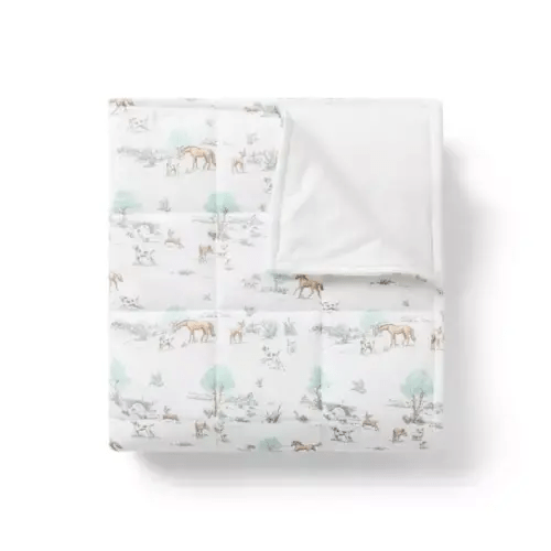 Baby Jet Ivory Meadow Toile Baby Quilted Meadow Toile Blanket by Janie and Jack