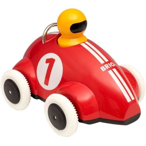 BRIO Infant Toddler 30226 - Push & Go Racer - Classic Race Car with Push and Go Function for for Kids Ages 1 and Up