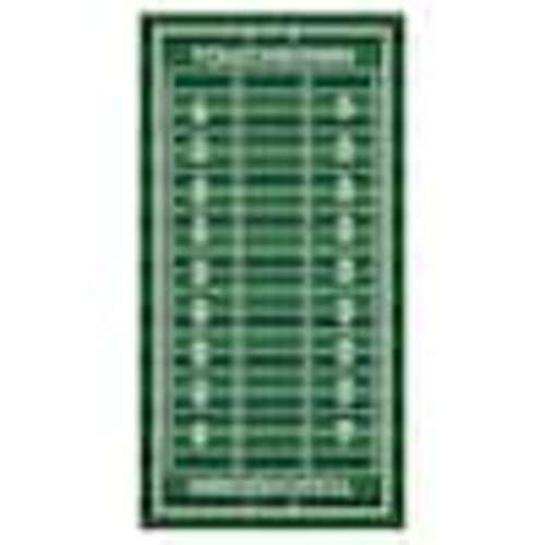 TrafficMaster Tailgate Green Football 4 ft. x 8 ft. Novelty Area Rug 933432