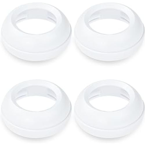 Premium Replacement Baby Bottle Nipple Rings for Philips Avent Bottles, Compatible Screw Bottle Collars for Avent Natural Plastic and Glass Bottles, BPA-Free, Secure Latch, Baby-Safe, 4-Pack