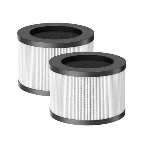 2 Pack BW302 Replacement Filter For LUNINO BW302 Air Purifier | 3-Stage Filtration BW302 Filter Replacement For Home Large Room up to 1200ft² for Pet Dander, Odor, Dust, Smoke