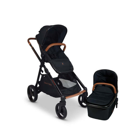 Ventura Single to Double Sit-n-Stand Stroller & Bassinet (Package # 2)