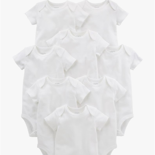 Simple Joys by Carter's Unisex-Baby 8-Pack Short-Sleeve Bodysuit