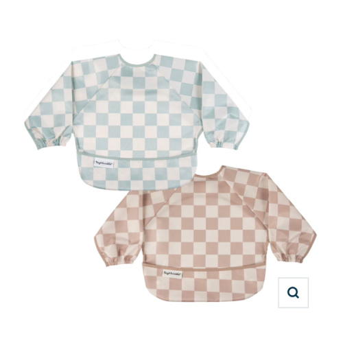 Mess-Proof Full Sleeve Bibs - 2 Pack Sets for Babies and Toddlers