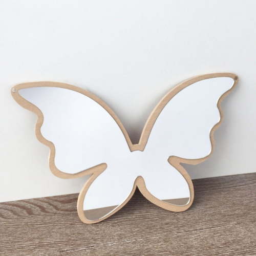 Kid Bedroom Nursery Decoration Shatterproof Acrylic Mirror Bunny Butterfly Wall Art Decor Mirror,3