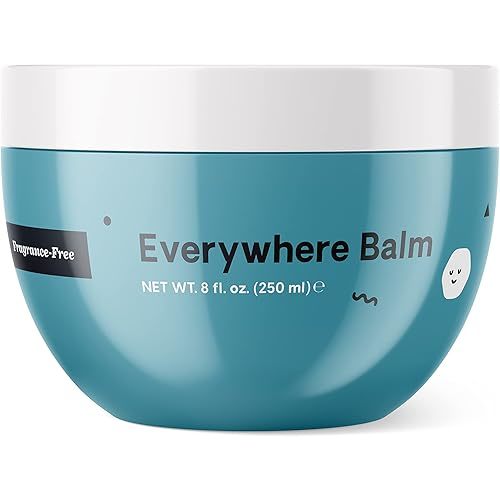 Hello Bello Everywhere Balm - Dermatologist-Tested, Hypoallergenic, Soothing & Ultra-Mild on Sensitive Skin - Thoughtful Ingredients - Fragrance-Free, 8 Fl Oz (1 Pack)