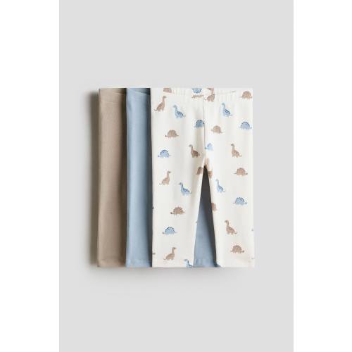 3-PACK COTTON JERSEY LEGGINGS