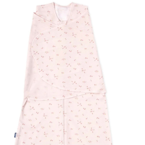 Pink Floral Cotton Swaddle Newborn | HALO