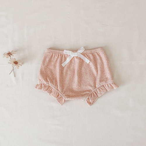 Ruffle Bloomer - Dusty Pink Floral
