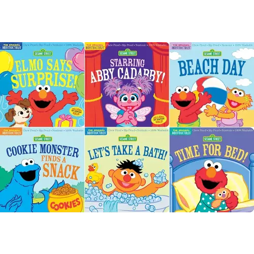 Indestructibles: Sesame Street Series 6 Books Set - Chew Proof · Rip Proof · Nontoxic · 100% Washable (Book for Babies, Newborn Books, Safe to Chew)