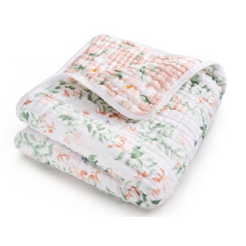aden + anais butterfly garden essentials cotton muslin dream blanket