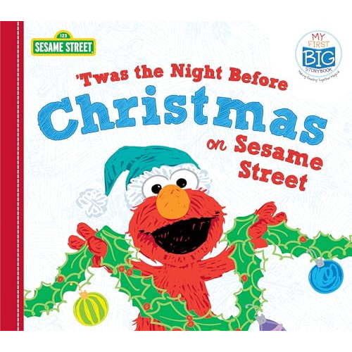Pre-Owned 'Twas the Night Before Christmas on Sesame Street (Board Book) 9781492671404