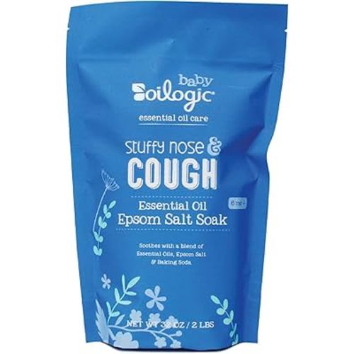 Oilogic, Epsom Soak Stuffy Nose, 32 Ounce