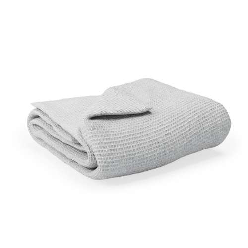 Organic Waffle Baby Blanket- Mist