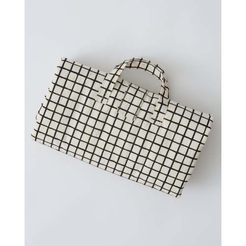 Inside Outside Play Mat Portable Baby Blanket | Black Grid - Storq by Kindred Bravely