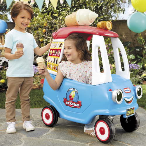 Little Tikes Cozy Coupe Ice Cream Truck - Push Ride-on Car for Kids 18 Months to 5 Years