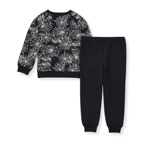 Spiderwebs Organic Baby Boy Shirt and Pants Set