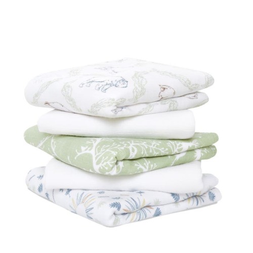 Harmony Cotton Muslin Musy Squares 5pk | aden + anais