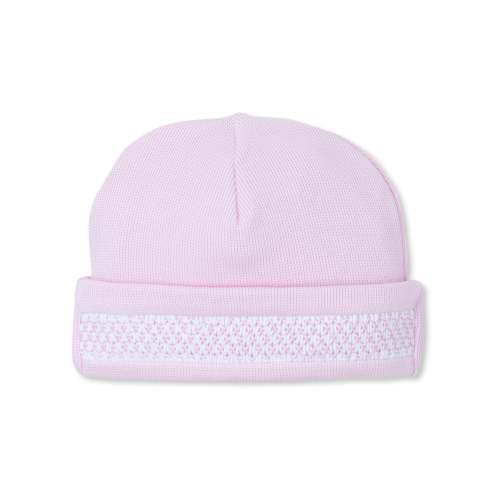 CLB Punto Ingles Pink Hand Smocked Hat