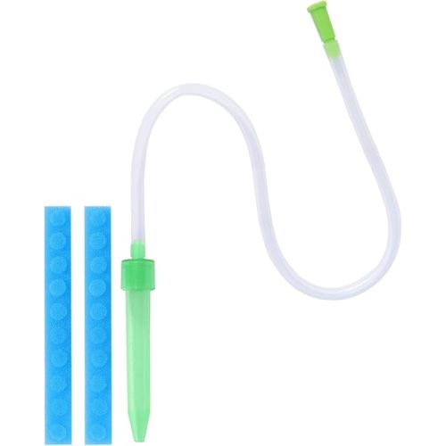 Nasal Aspirator for Baby with 20 Hygiene Filters, Reusable Infant Nose Cleaner, Easy to Use and Clean, 0+Newborn-Portable for Both Travel and Home Use-Green