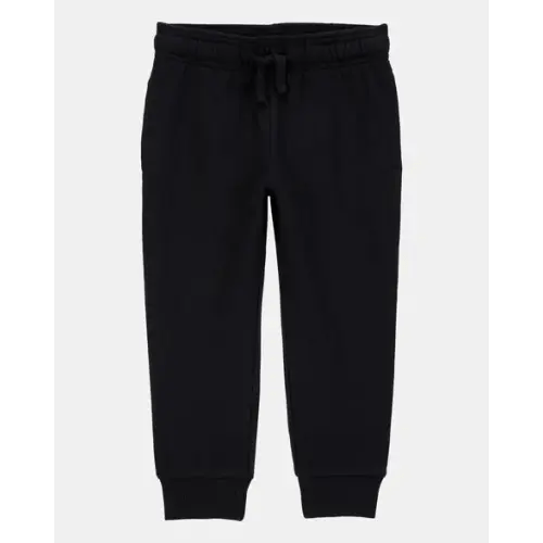 Baby Boy Pull-On Drawstring Joggers - Black | Carter's