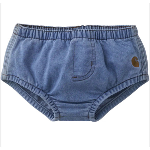 Kids' Elastic Waistband Rugged Flex™ Denim Diaper Cover (Baby) | Tops | Carhartt