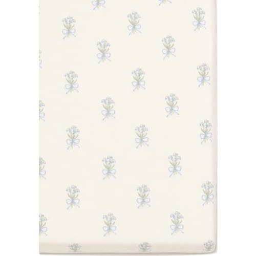 Print Organic Cotton Muslin Crib Sheet